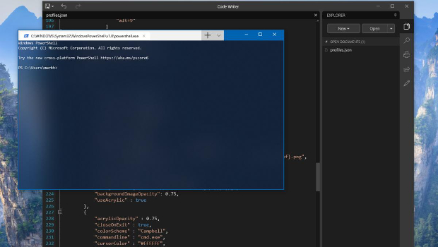 microsoft make windows terminal default command