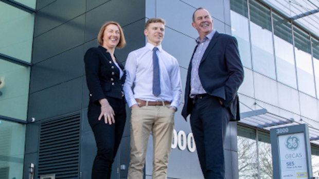 Eleanor O’Connell, GECAS; Callum Winship; and John Ludden, GECAS