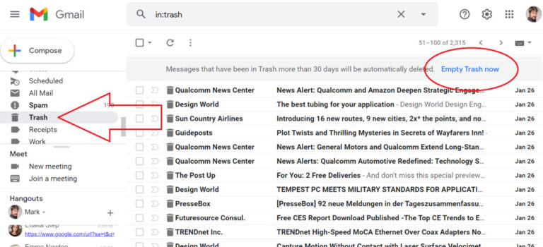 clean gmail inbox