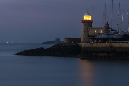 Howth Harbour Lighthouse by Jonathan Baker