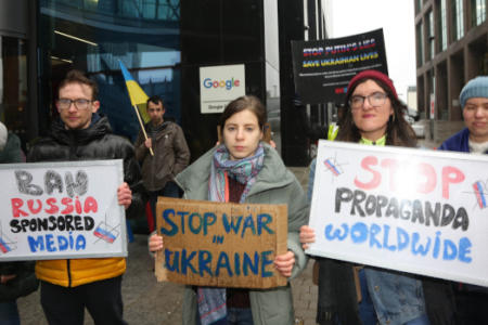 Facebook Ukraine protest