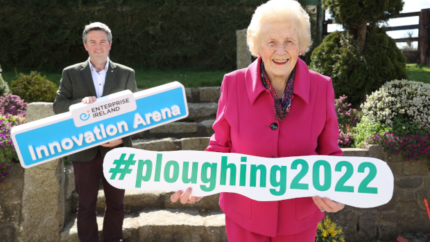 James Maloney, Enterprise Ireland with Anna May McHugh, National Ploughing Association