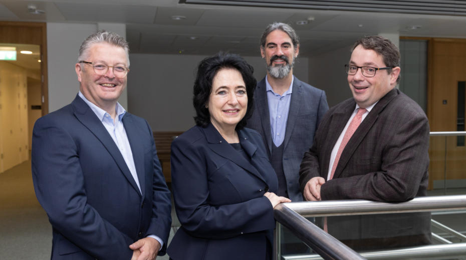 Prof Barry O’Sullivan; Susanne Kuehrer; Dr. Gabriel Castane Gonzalez and Prof John Cryan