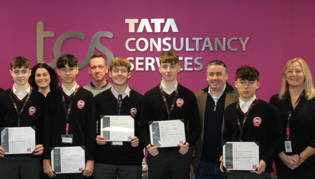 goIT winners from Rosses Community School Dungloe, Co Donegal