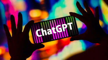 ChatGPT on a phone