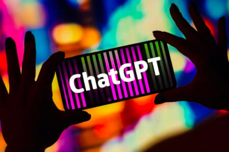 ChatGPT on a phone