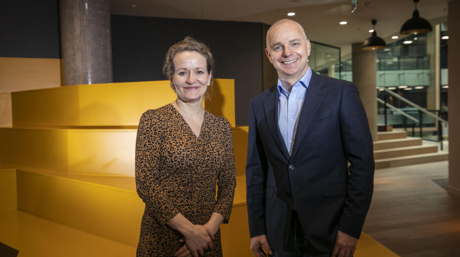 Martina Naughton, Microsoft Ireland with Lorne Chedzey, Ergo