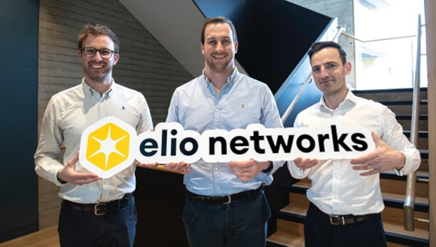 Pictured: David Russell, Conor Magee, and Philip Russell, Elio Networks