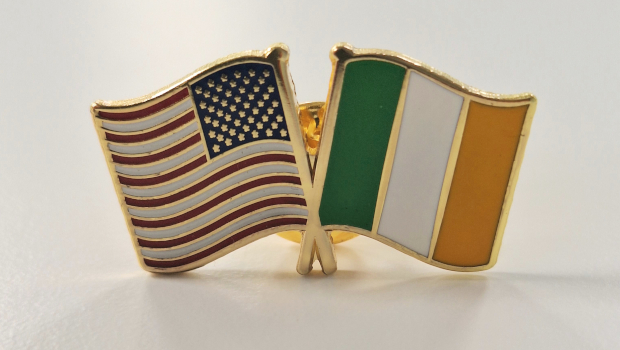 US and Ireland flags