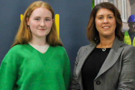 Student Daisie Summer Cullen Dunne and Paula Voiseux, Glenveagh