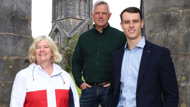 Pictured: Marie Mannion and Barry Doyle, Galway County Council and Jack Ffrench, Esri Ireland