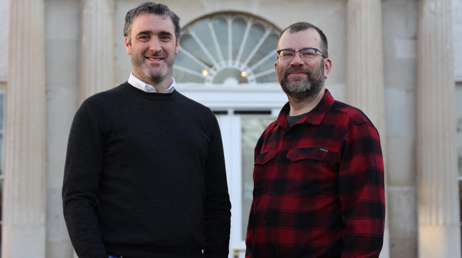 Jerome O’Connell and Professor Nick Holden, co-founders, Proveye