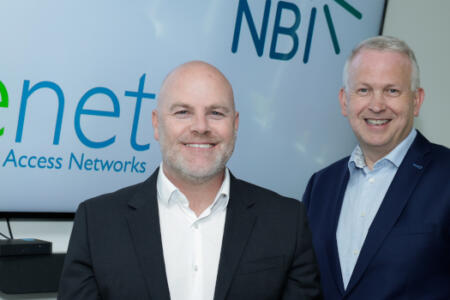 Peter Hendrick, National Broadband Ireland, and Peter McCarthy, Enet