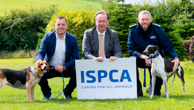 Pictured Coman Burke, Ergo; Dr Cyril Sullivan and Conor Dowling, ISPCA