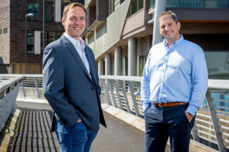 Pictured: Steven McWilliam, Lazenby Group and Andrew Dewdney, Ordú