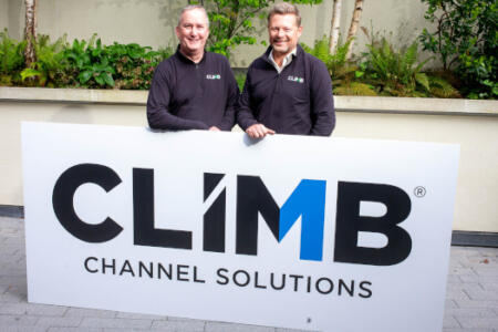 Pictured: David Keating, and Gerard Brophy, Climb Channel Solutions