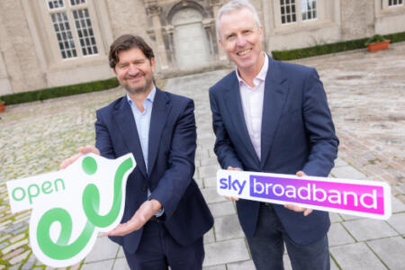 Pictured: Oliver Loomes, eir, and J.D Buckley, Sky Ireland