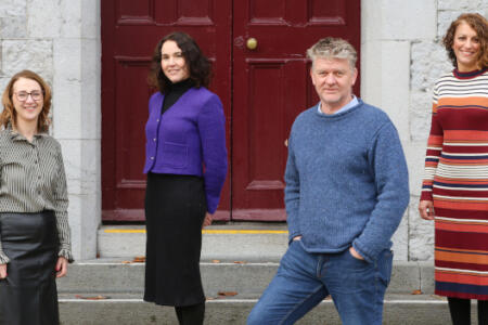 Pictured: Dr Finola Cliffe, HookeBio; Dr Alison Liddy, Dr Leo Quinlan, and Dr Sahar Avazzadeh, Relevium Medical