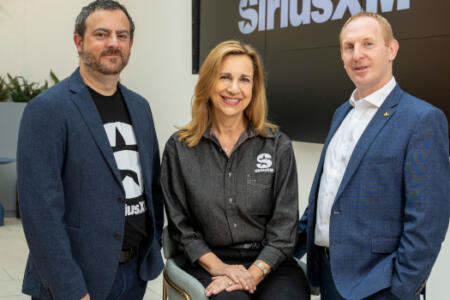 Pictured: Joe Inzirillo and Joan DeLuca, Sirius XM, with Michael Lohan, IDA Ireland