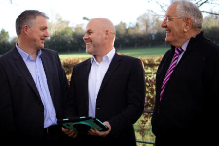 Pictured: Niall Tallon, Imagine; Peter Hendrick, NBI; and Pat O’Neill